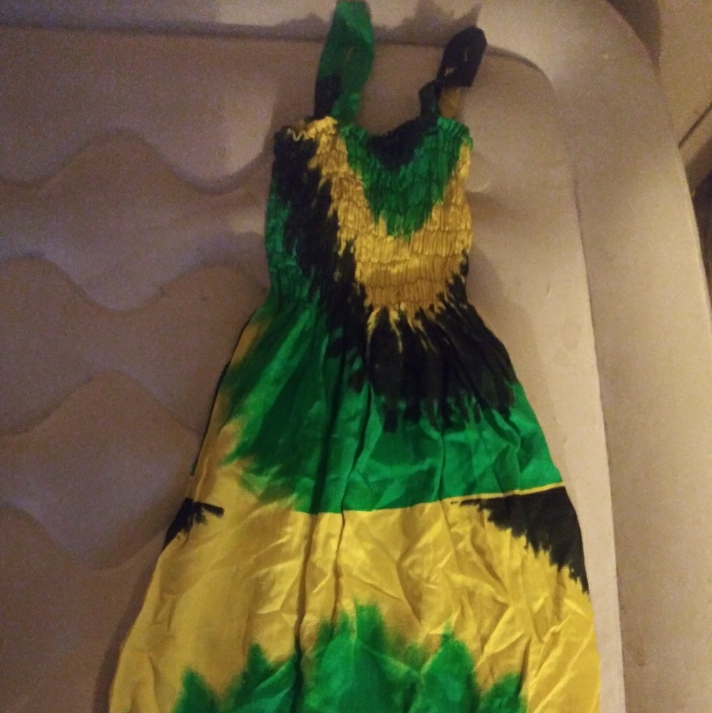 Jamaican colour kids dress
